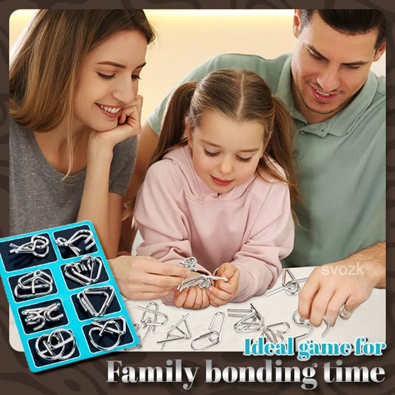 svozk® 3D Metal Challenge Puzzle Toy - Image 3