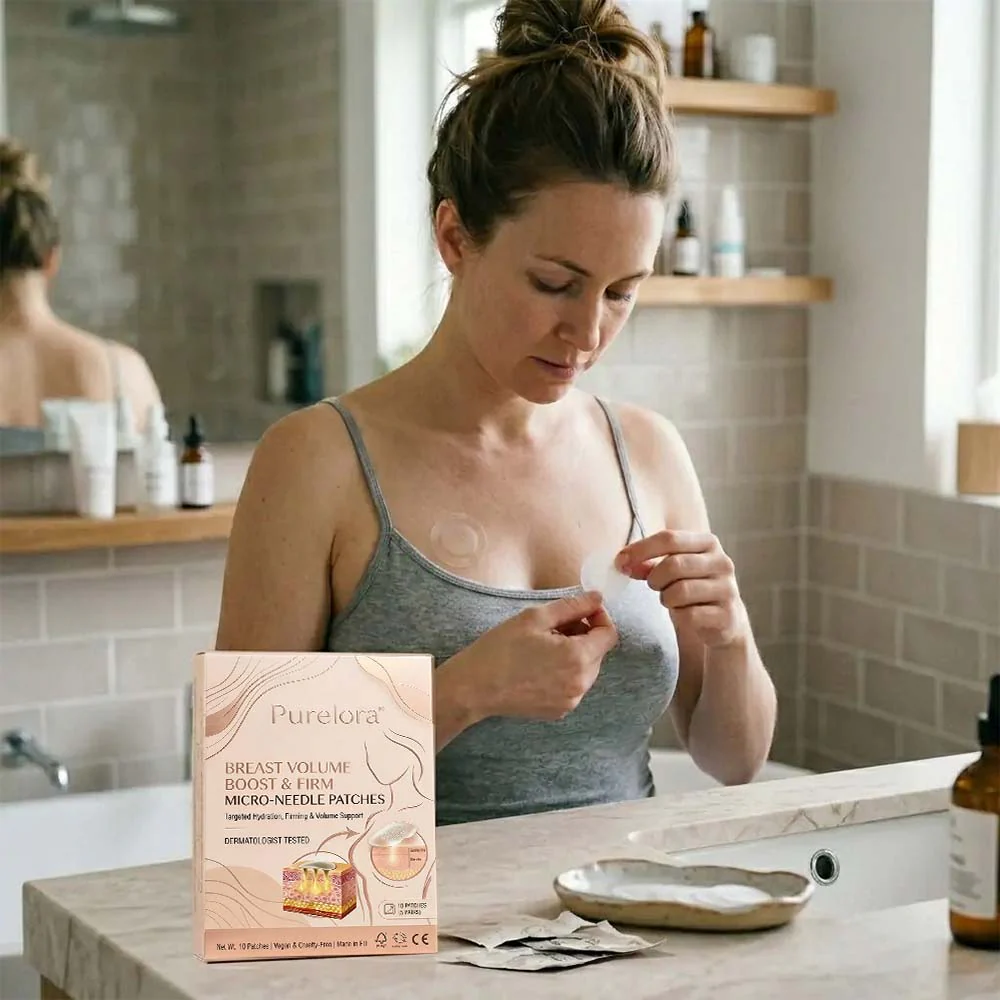 【Official Flagship Store】Purelora® Targeted Breast Enhancement Advanced Nano Microneedle Patch - Image 8