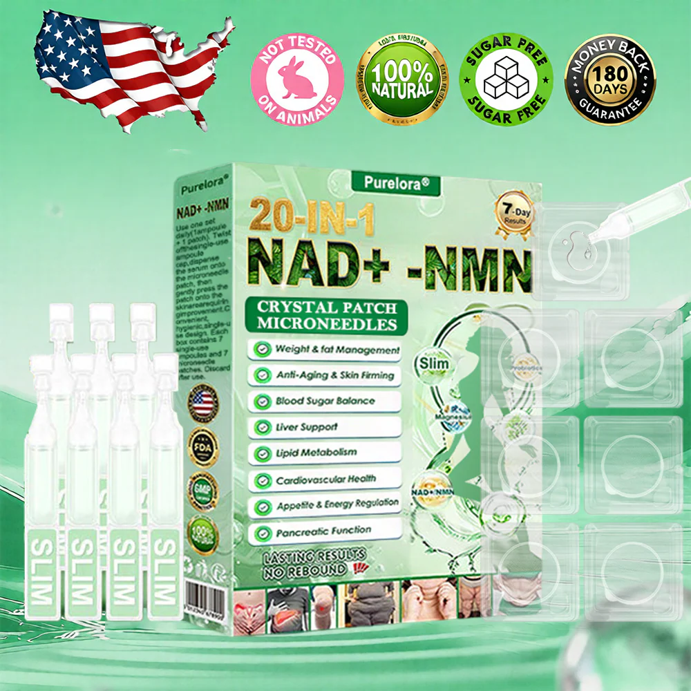 FDA New Product | 🔥Purelora® 1064 Crystal Microneedle Nano System with NAD⁺ Activation & 20-in-1 Slim & Healthy Pacth Solution