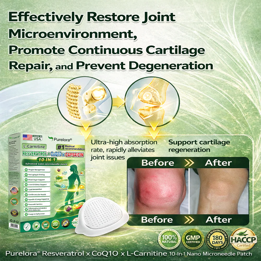 🔥New arrivals: 80% off | Purelora® L-Carnitine Resveratrol × CoQ10 × CAPSAICIN 10-in-1 Nano Microneedle Patch (Just once daily, visible changes in 7 days) ✅ Supports weight management, skin firmness, energy metabolism, cardiovascular health, fat burning - Image 11