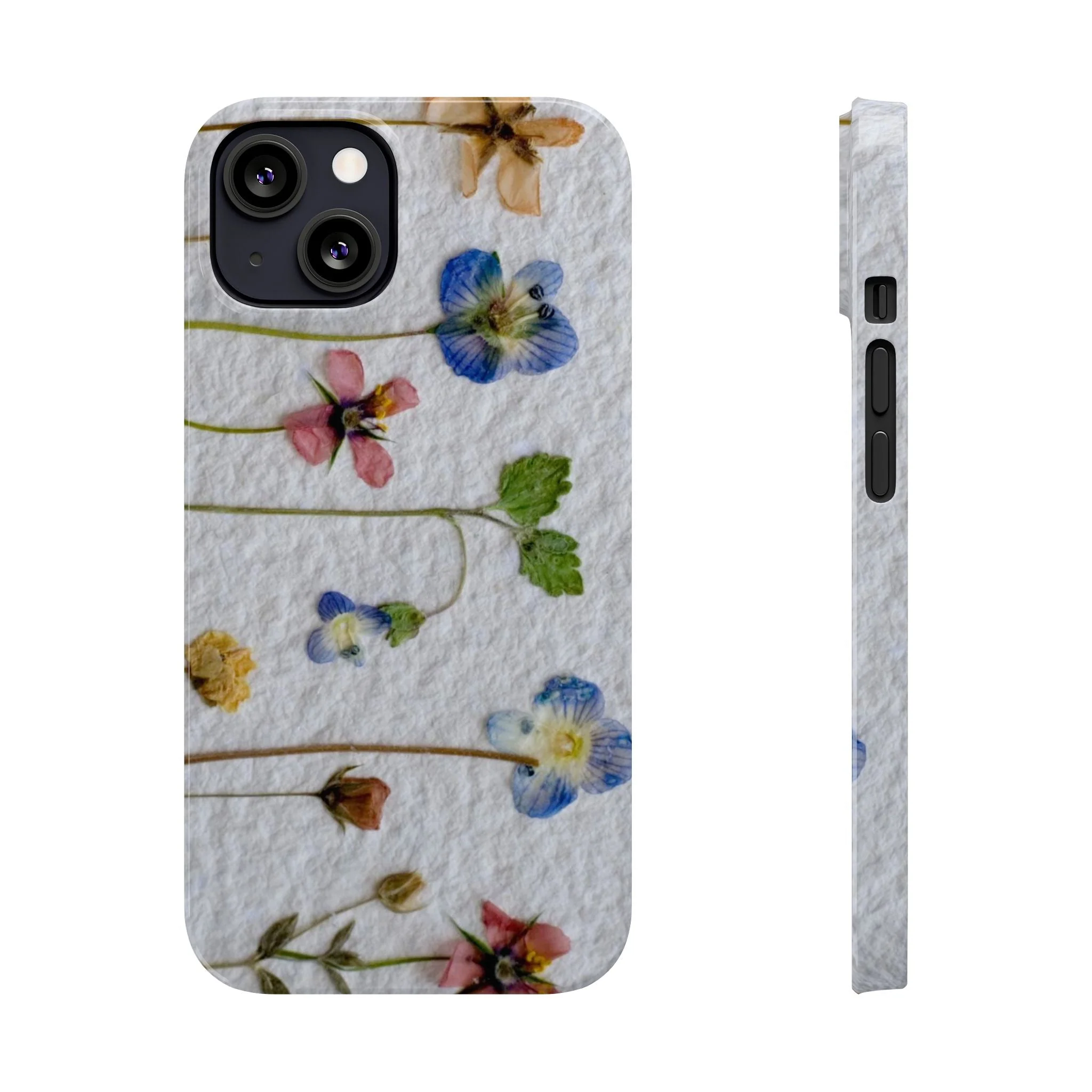 Dried Wild Pink and Purple Flower Image on Paper, Floral Slim Phone Cases, Case-Mate IPHONE16 and all sizes - Image 10