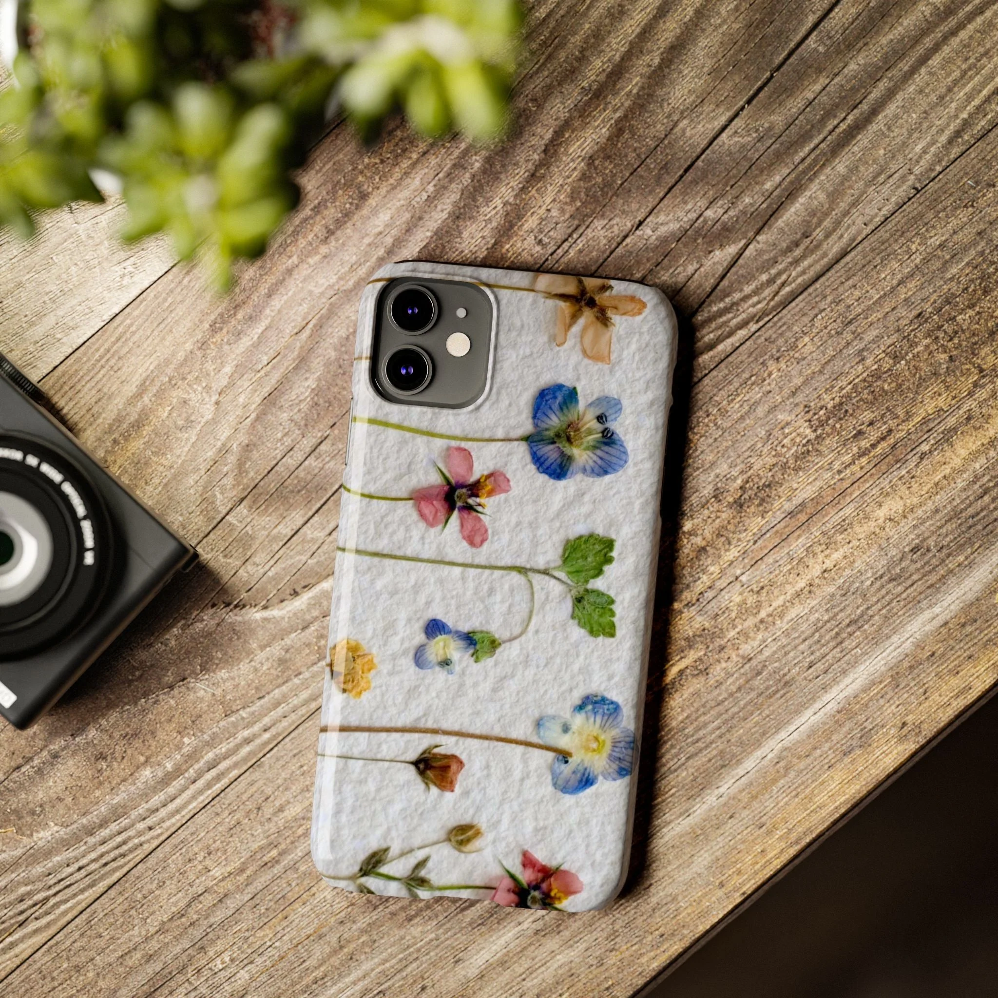 Dried Wild Pink and Purple Flower Image on Paper, Floral Slim Phone Cases, Case-Mate IPHONE16 and all sizes - Image 34