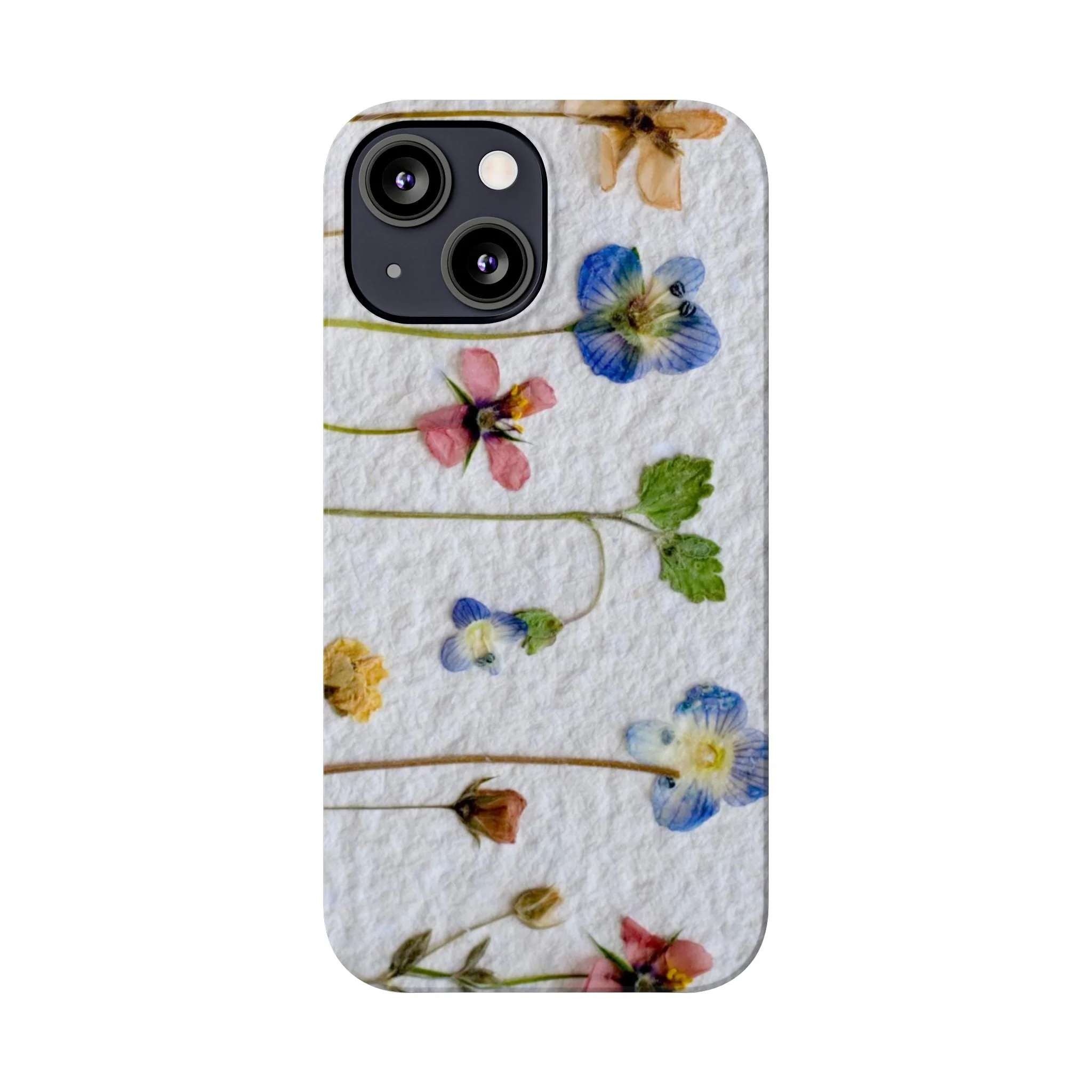 Dried Wild Pink and Purple Flower Image on Paper, Floral Slim Phone Cases, Case-Mate IPHONE16 and all sizes - Image 44