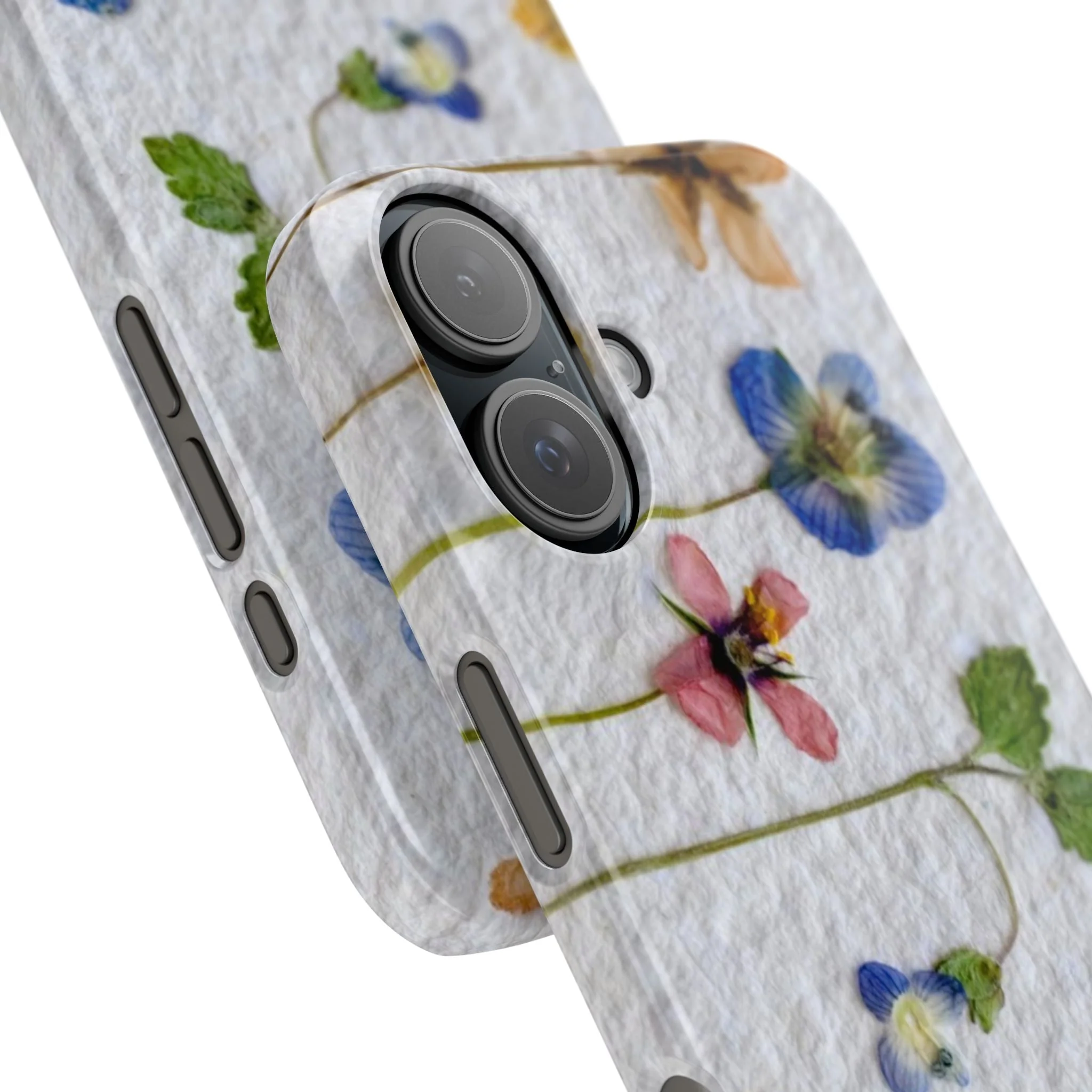 Dried Wild Pink and Purple Flower Image on Paper, Floral Slim Phone Cases, Case-Mate IPHONE16 and all sizes - Image 74