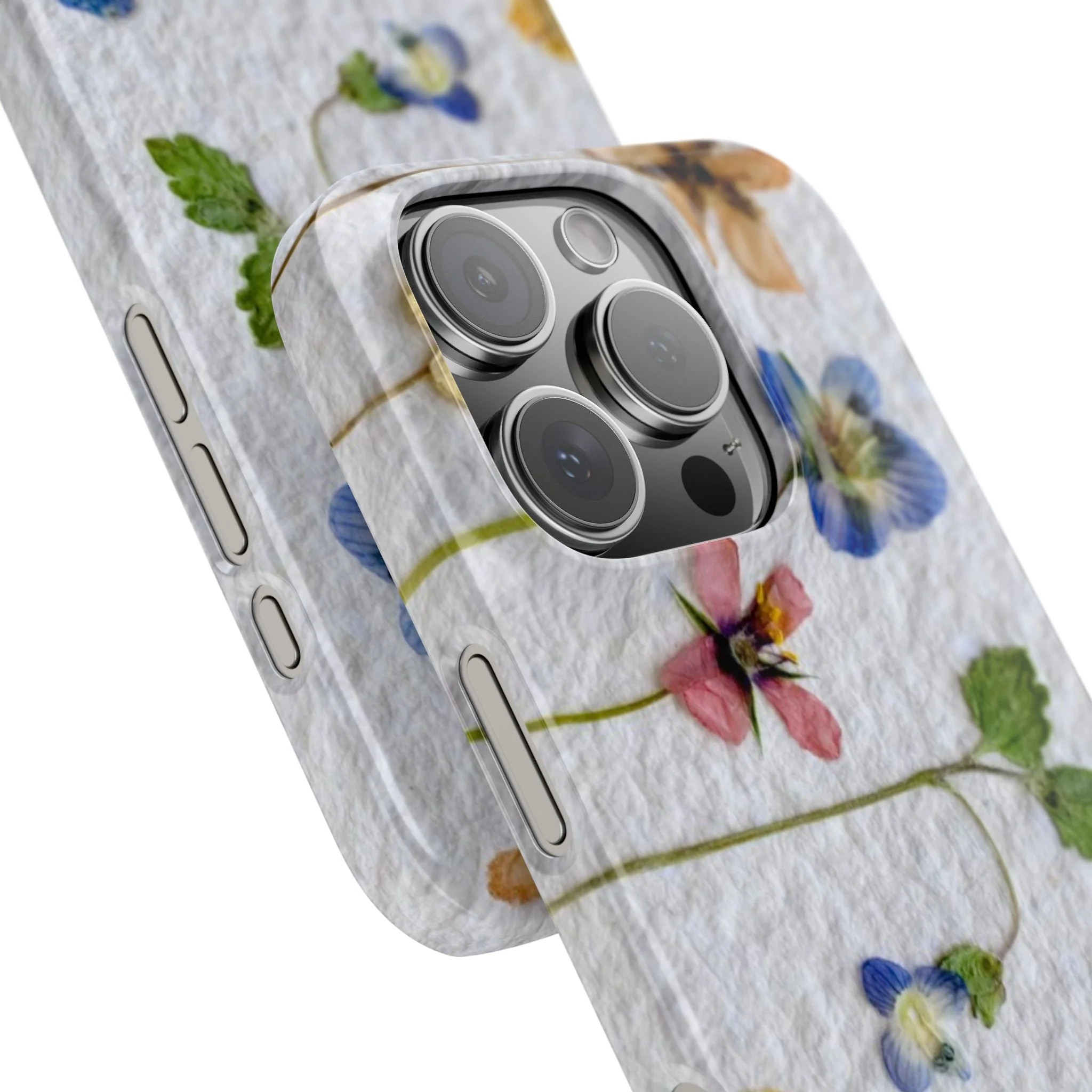 Dried Wild Pink and Purple Flower Image on Paper, Floral Slim Phone Cases, Case-Mate IPHONE16 and all sizes - Image 76