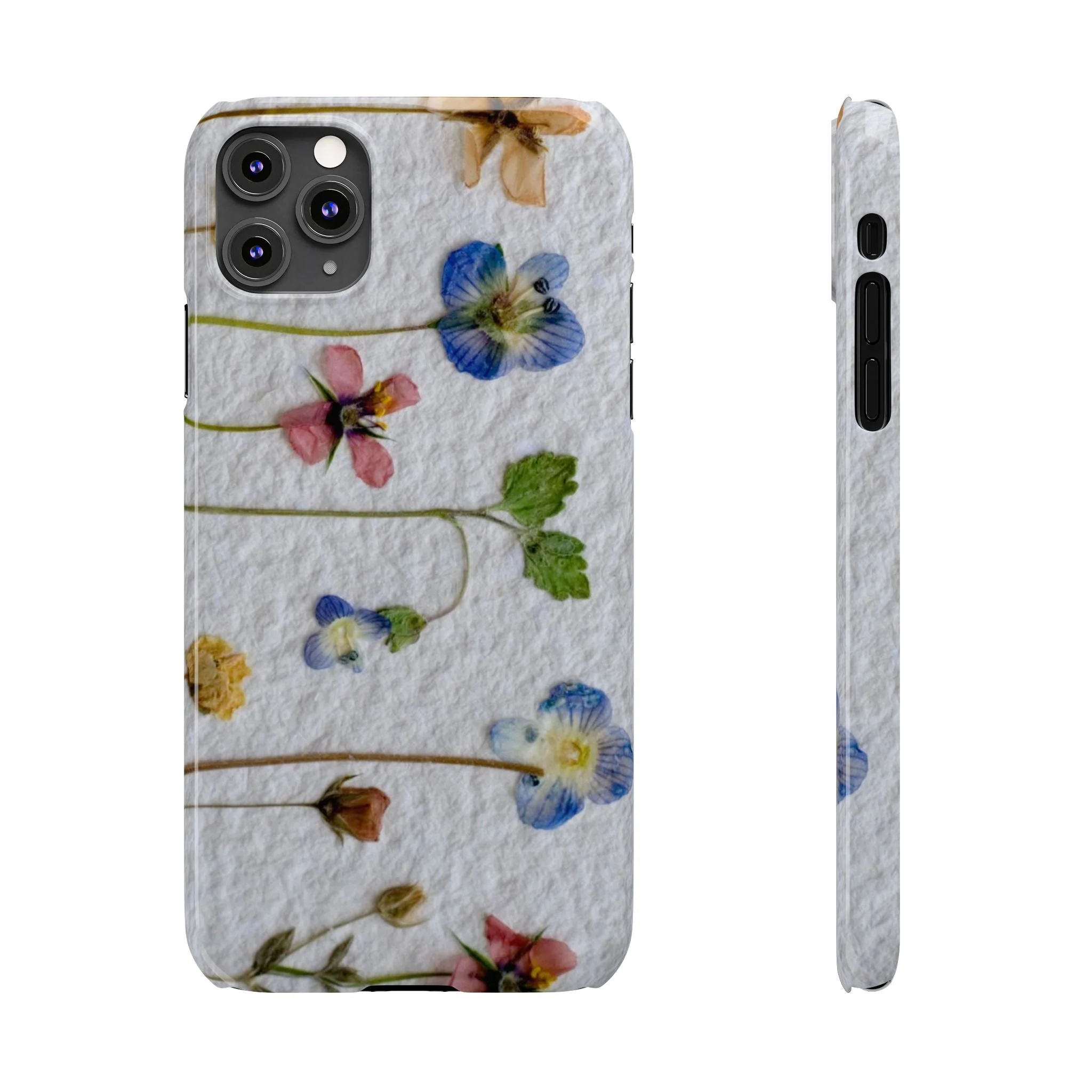 Dried Wild Pink and Purple Flower Image on Paper, Floral Slim Phone Cases, Case-Mate IPHONE16 and all sizes - Image 9