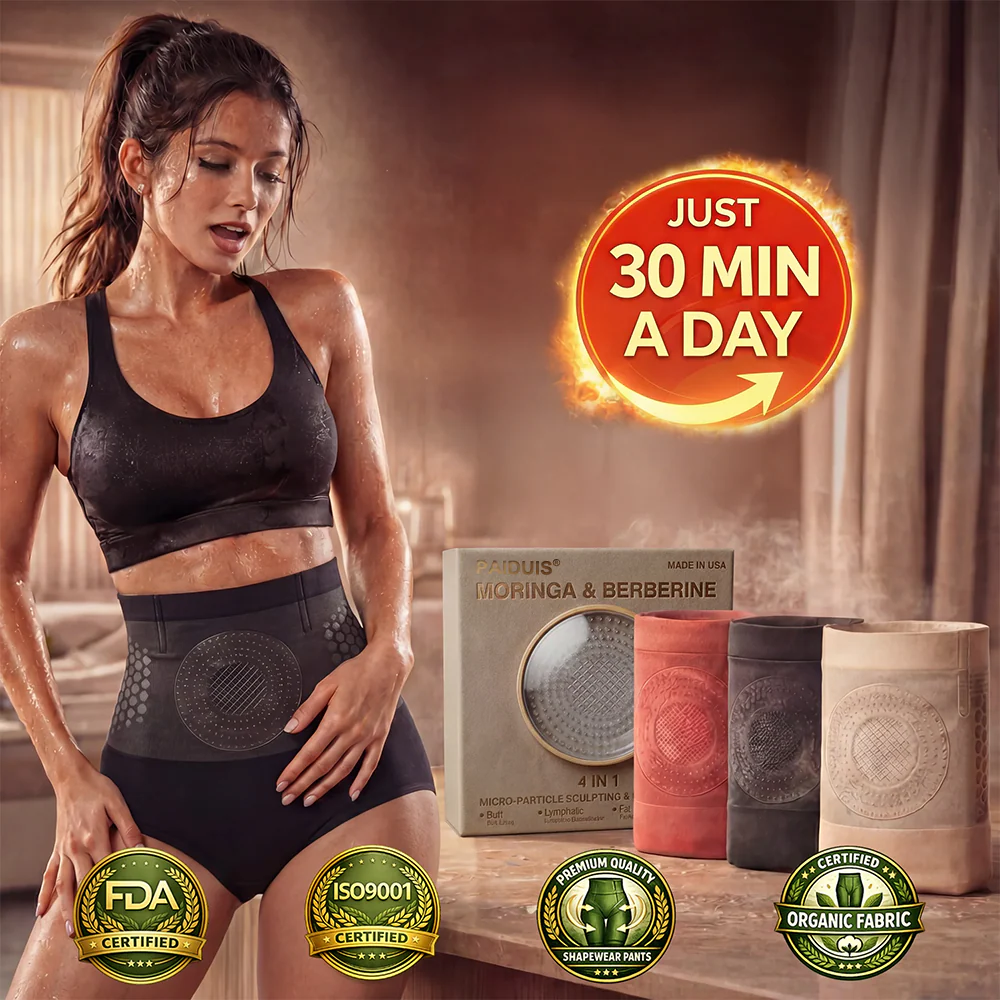 𝐏𝐚𝐢𝐝𝐮𝐢𝐬® 🔱𝐌𝐨𝐫𝐢𝐧𝐠𝐚 & 𝐁𝐞𝐫𝐛𝐞𝐫𝐢𝐧𝐞 4‑In‑1 Micro‑Particle Sculpting & Fat‑Burn Shorts