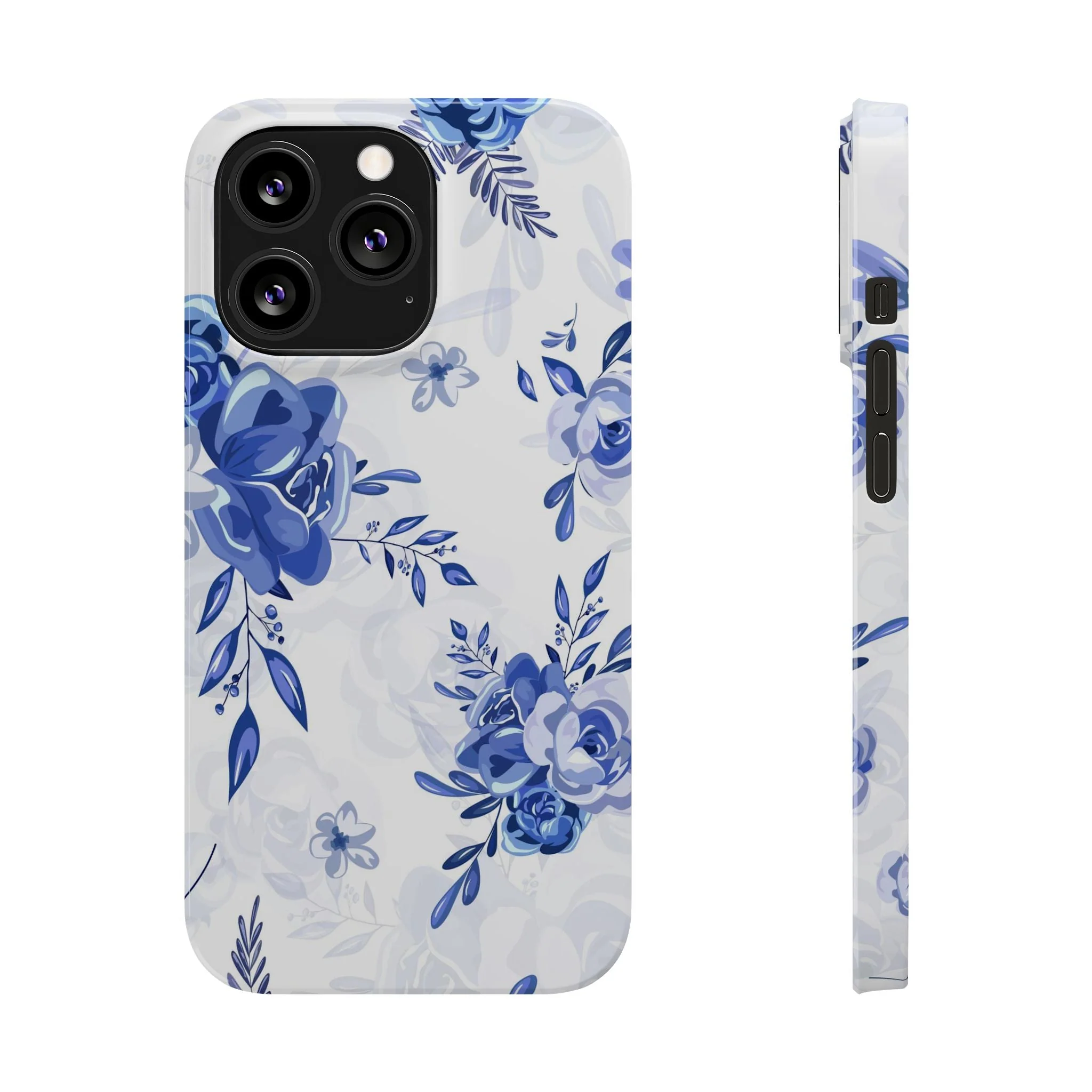French Blue and White Toille, Slim Phone Cases, Case-Mate IPHONE16 and all sizes - Image 12