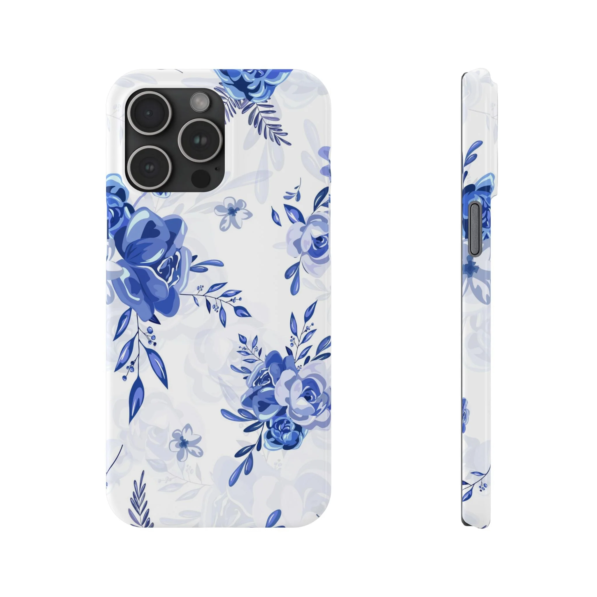 French Blue and White Toille, Slim Phone Cases, Case-Mate IPHONE16 and all sizes - Image 24