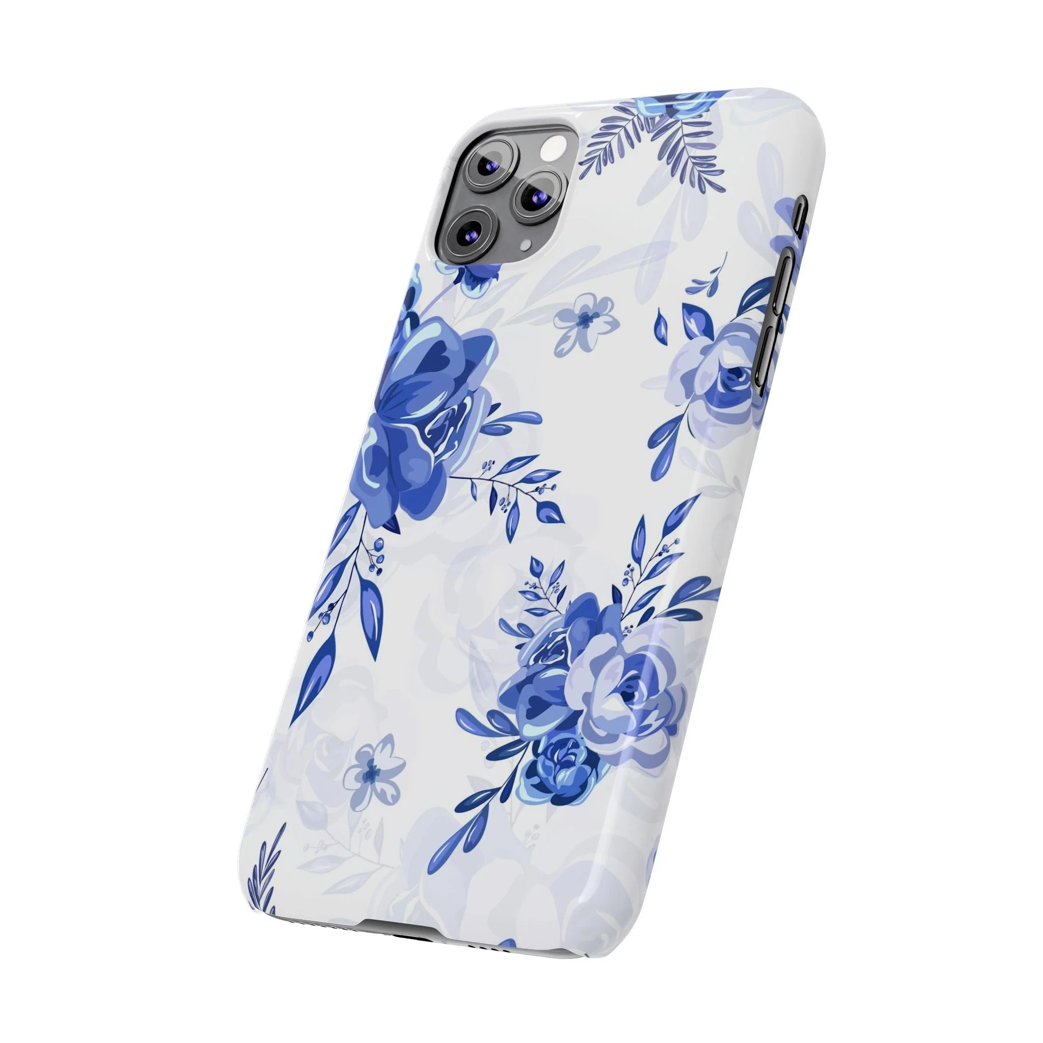 French Blue and White Toille, Slim Phone Cases, Case-Mate IPHONE16 and all sizes - Image 39