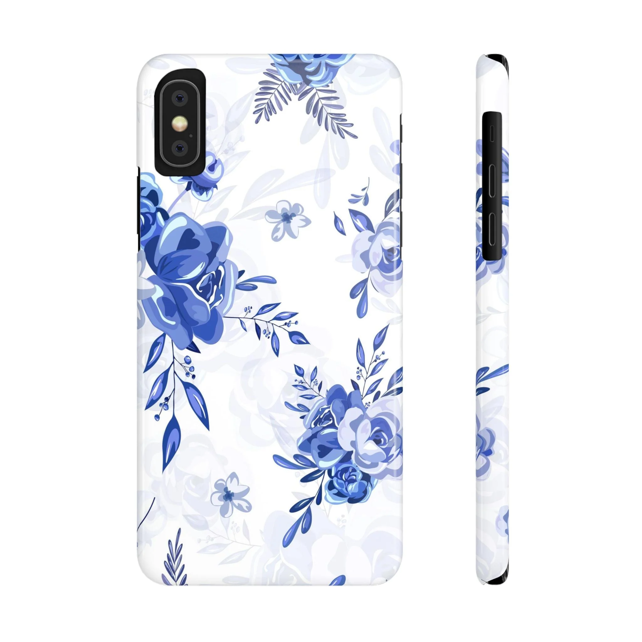 French Blue and White Toille, Slim Phone Cases, Case-Mate IPHONE16 and all sizes - Image 4