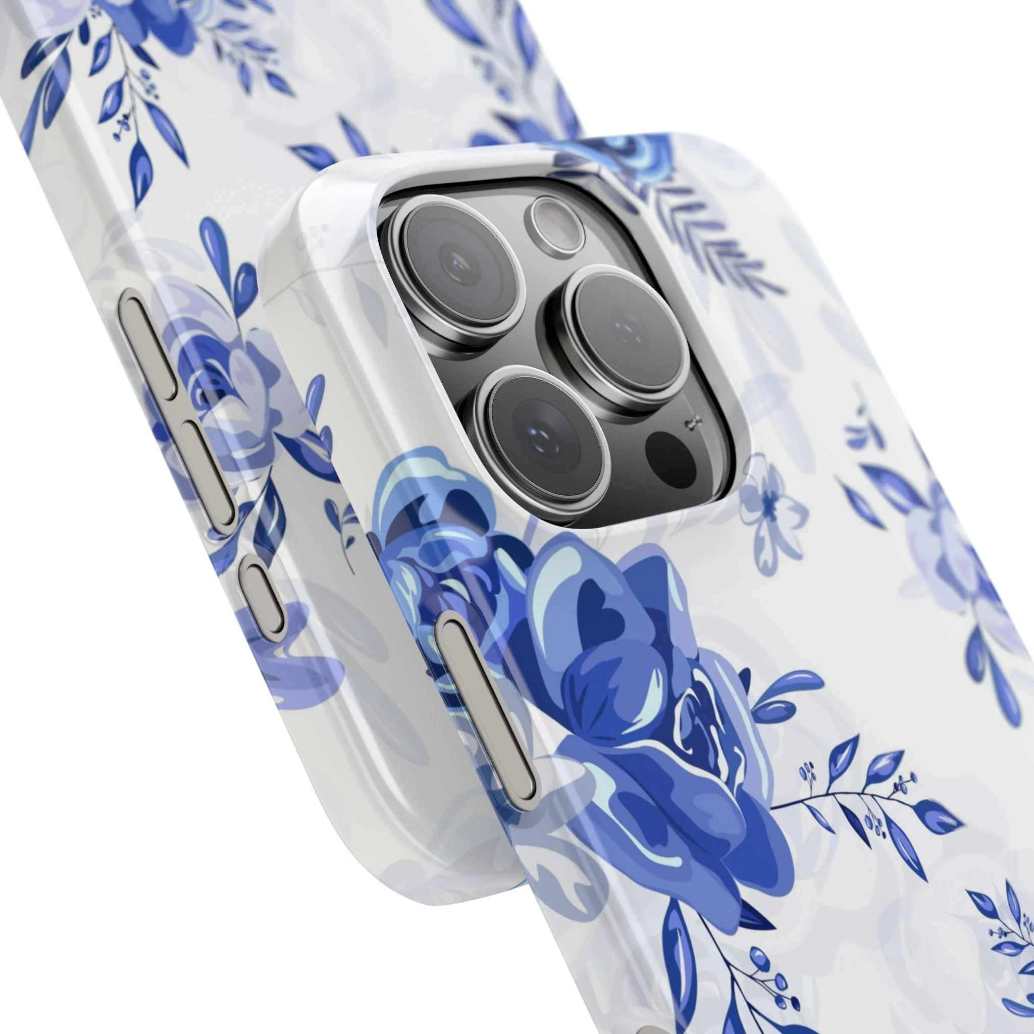 French Blue and White Toille, Slim Phone Cases, Case-Mate IPHONE16 and all sizes - Image 76