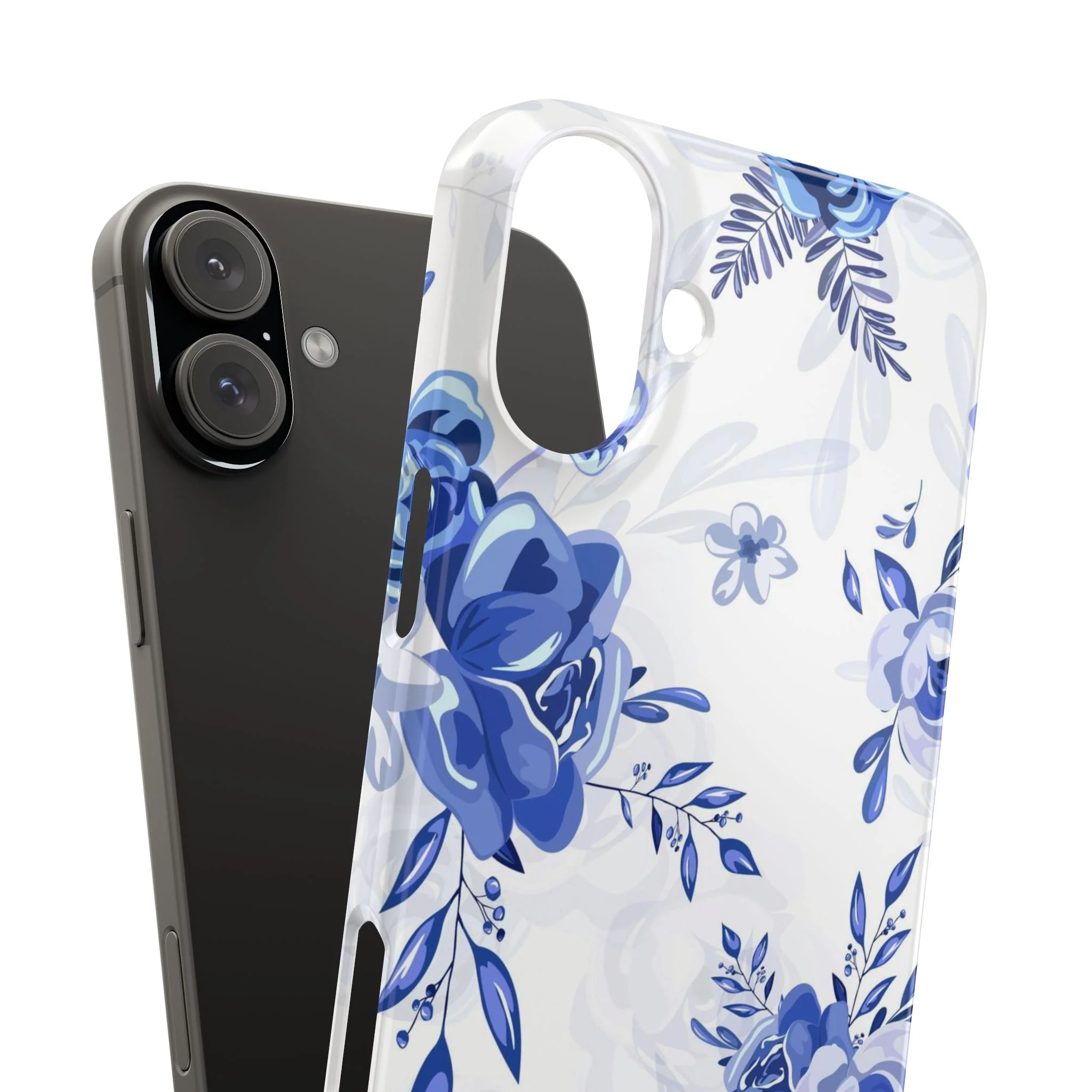 French Blue and White Toille, Slim Phone Cases, Case-Mate IPHONE16 and all sizes - Image 79