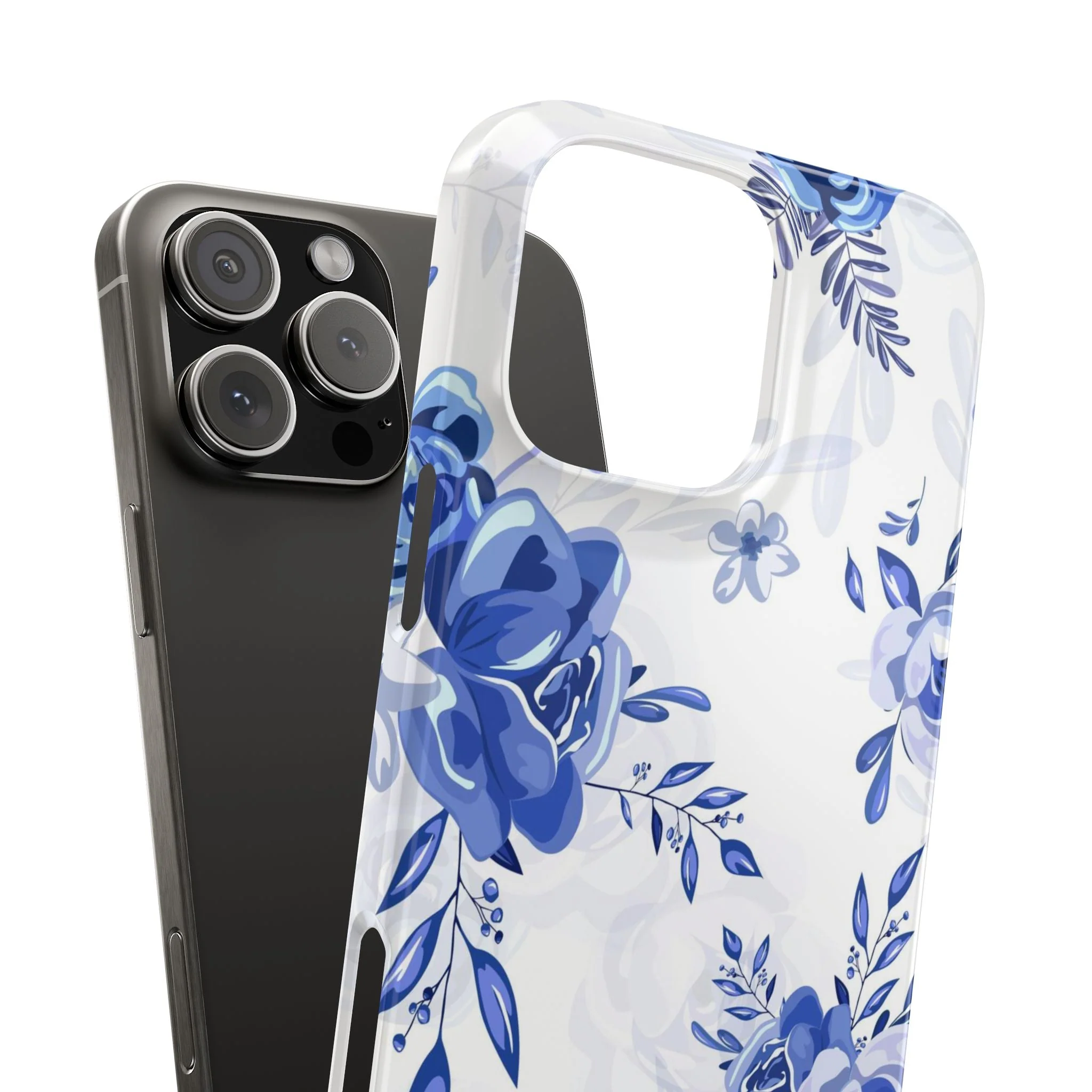 French Blue and White Toille, Slim Phone Cases, Case-Mate IPHONE16 and all sizes - Image 81