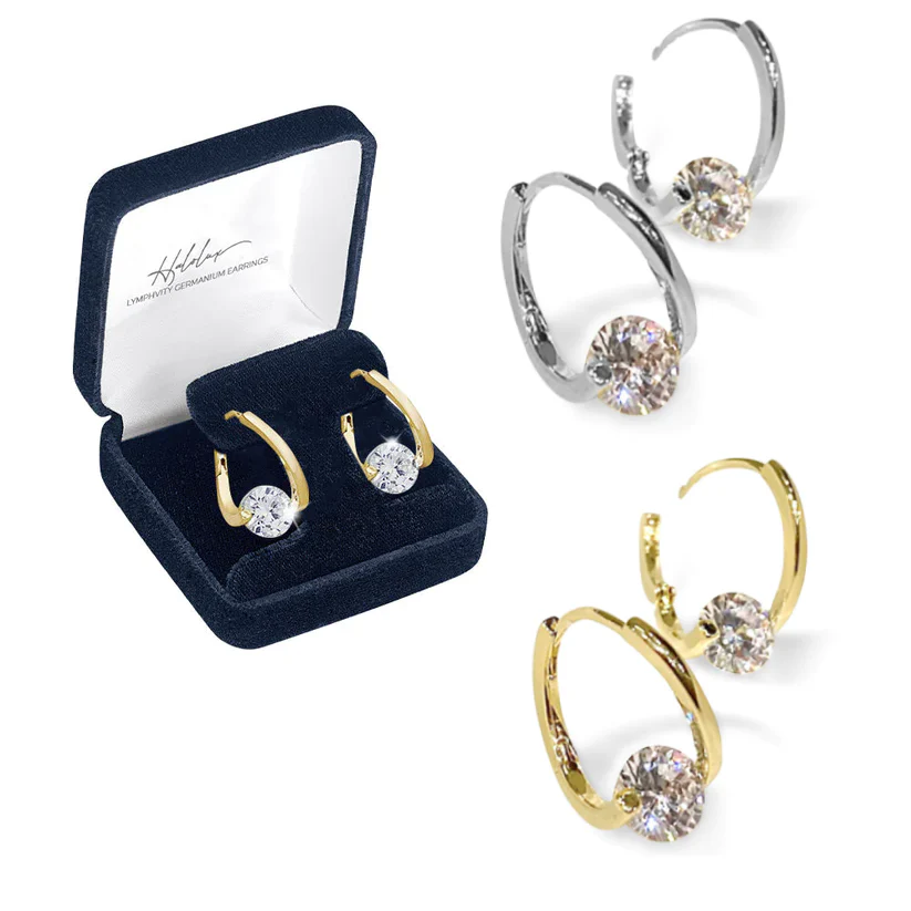 🔥WW’s Top Pick: Magnetic Detox — Last Day of the Sale: 80% OFF 丨 CZTICLE® Lymphvity Magnetic Germanium Earrings - Image 3