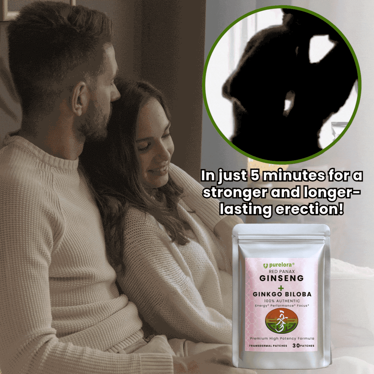 PureloraTM Red Panax Ginseng+Ginkgo Biloba - Image 3