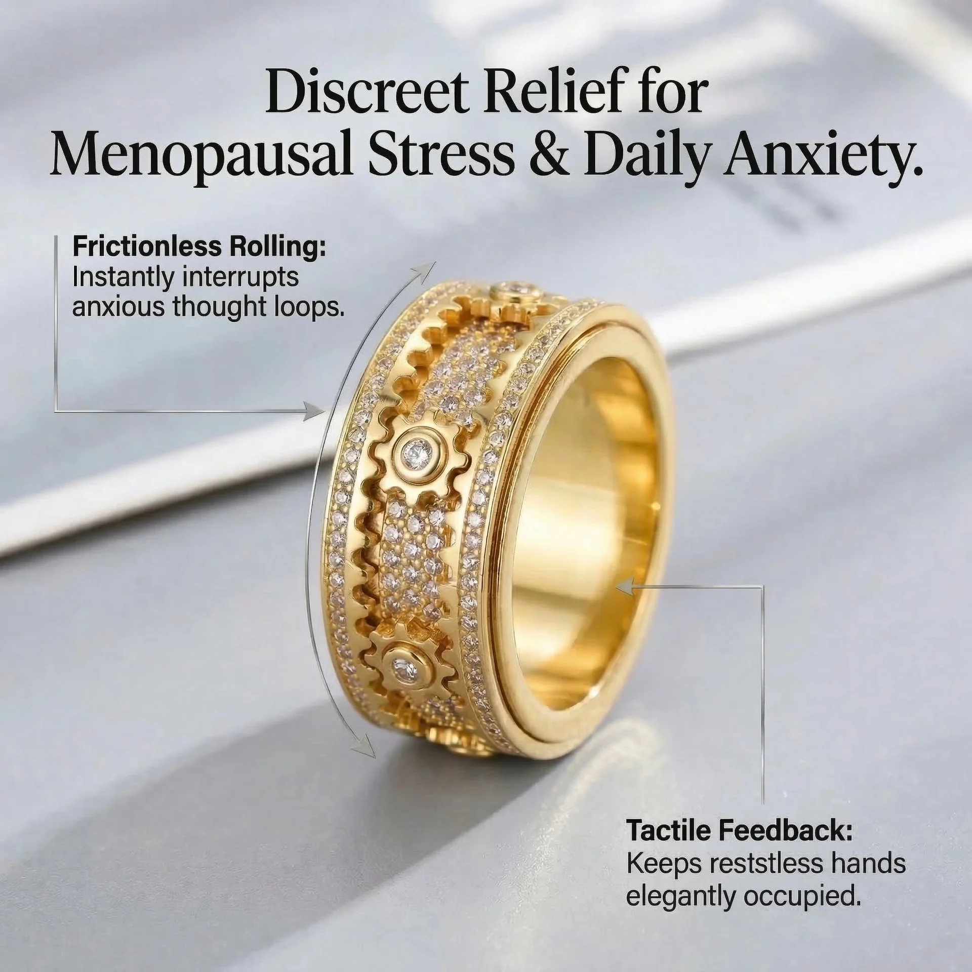 💎Last Day Sale-90% OFF🔥 Oneswear® The Mindfulness Ring - Image 5