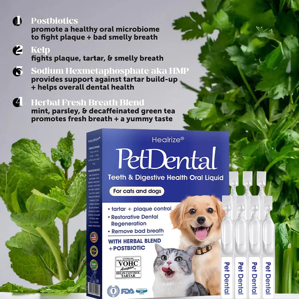 [🇺🇸𝐎𝐟𝐟𝐢𝐜𝐢𝐚𝐥 𝐒𝐭𝐨𝐫𝐞] 𝐇𝐞𝐚𝐥𝐫𝐢𝐳𝐞® 𝐏𝐞𝐭 𝐃𝐞𝐧𝐭𝐚𝐥 & 𝐃𝐢𝐠𝐞𝐬𝐭𝐢𝐯𝐞 𝐇𝐞𝐚𝐥𝐭𝐡 𝐎𝐫𝐚𝐥 𝐋𝐢𝐪𝐮𝐢𝐝 – 𝐅𝐫𝐞𝐬𝐡𝐞𝐧 𝐁𝐫𝐞𝐚𝐭𝐡, 𝐑𝐞𝐦𝐨𝐯𝐞 𝐓𝐚𝐫𝐭𝐚𝐫 & 𝐏𝐫𝐨𝐦𝐨𝐭𝐞 𝐠𝐮𝐦 𝐫𝐞𝐠𝐞𝐧𝐞𝐫𝐚𝐭𝐢𝐨𝐧, 𝐬𝐭𝐚𝐛𝐢𝐥𝐢𝐳𝐞 𝐭𝐞𝐞𝐭𝐡 (𝐟𝐨𝐫 𝐂𝐚𝐭𝐬 & 𝐃𝐨𝐠𝐬) – 𝐒𝐚𝐯𝐞 𝟕𝟎% 𝐓𝐨𝐝𝐚𝐲! - Image 6
