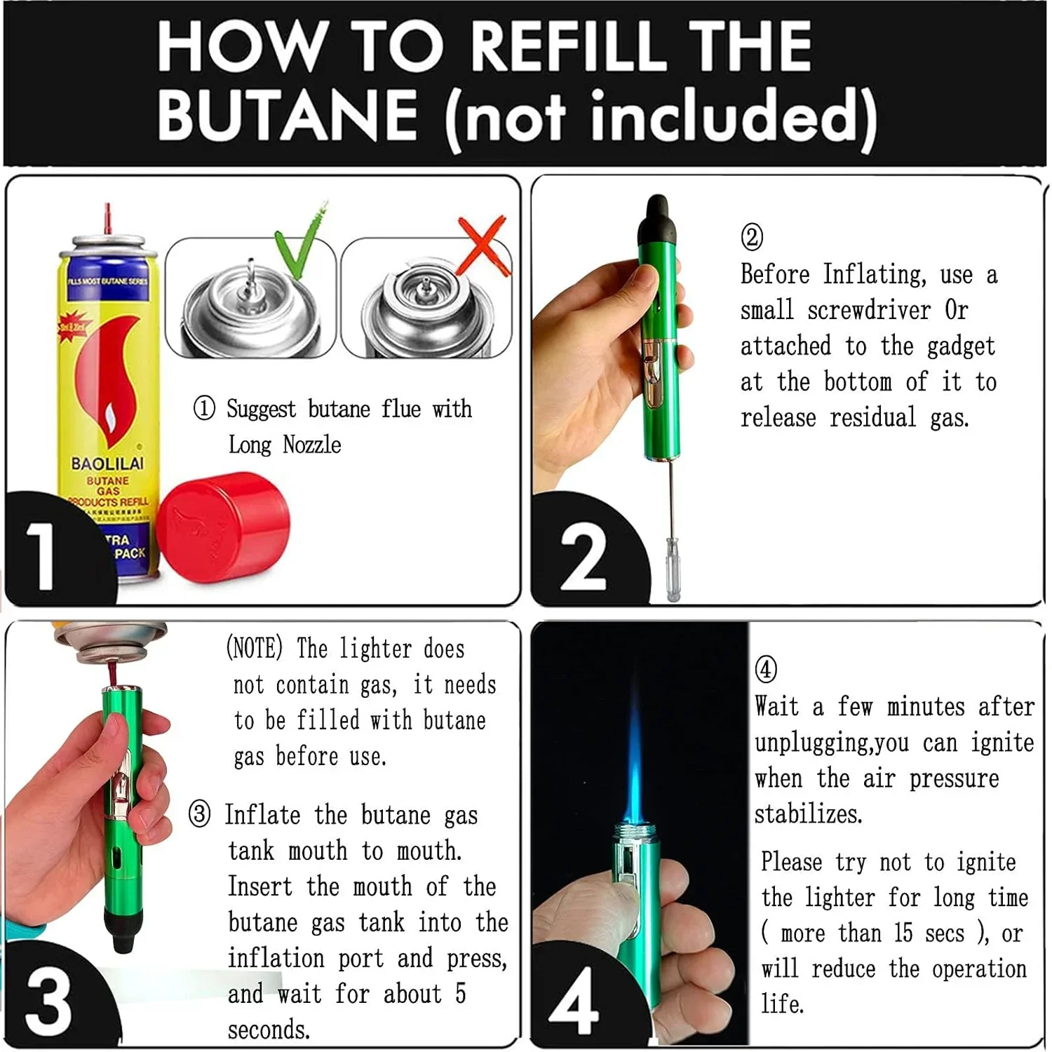 CZTICLE® 🔥 49% OFF -Pipe Lighter— BUY 2 GET3 D03 - Image 5