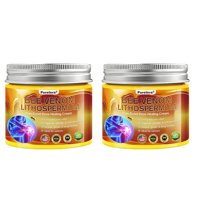 🔥New Arrival🐝Purelora® Bee Venom & Lithospermum Comfort Cream When Walking, Standing or Sleeping Hurts — Daily Pain Relief & Bone Comfort for Older Adults - Image 12